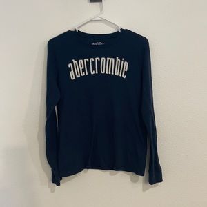 Abercrombie Navy Logo Shirt